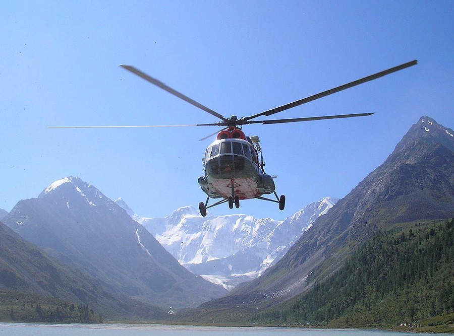 Hubschrauberflug